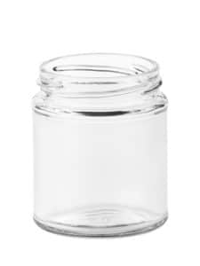 Konservenglas panelled 190ml 63TO glas weiß