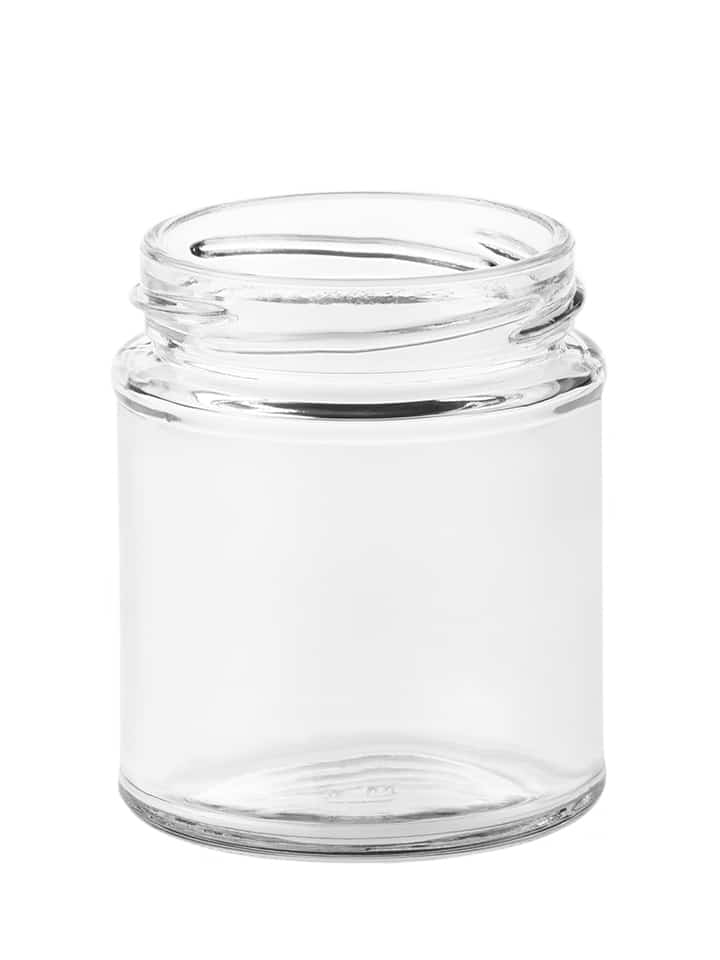 Konservenglas panelled 190ml 63TO glas weiß