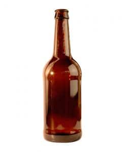 Botella de cerveza 500ml crown vidrio ambar