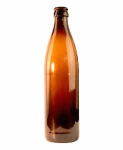 Botella de cerveza vichy 500ml crown vidrio ambar