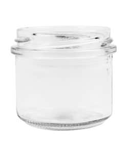 Verrine jar 125ml 70TO glass white flint