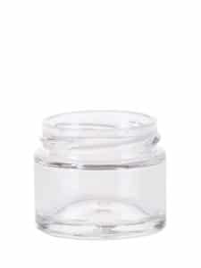 Caviar jar 050ml 53TO glass white flint