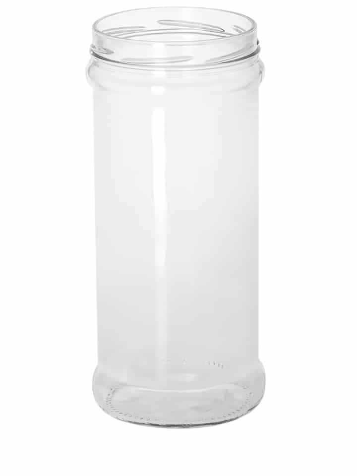 Profile jar 1500ml 100TO glass white flint