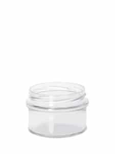 Profile jar 185ml 77TO glass white flint