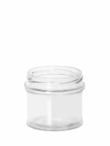 Profile jar 245ml 77TO glass white flint