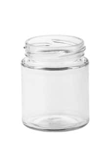 Food jar panelled 150ml 58TO vidrio blanco