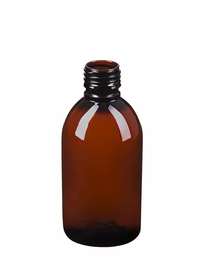 Alpha sirup Flasche 250ml 28ROPP PET braun