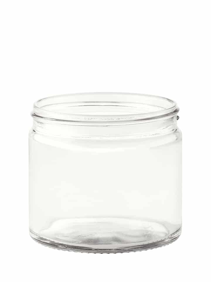 Jar 250ml 83/R3 glass white flint