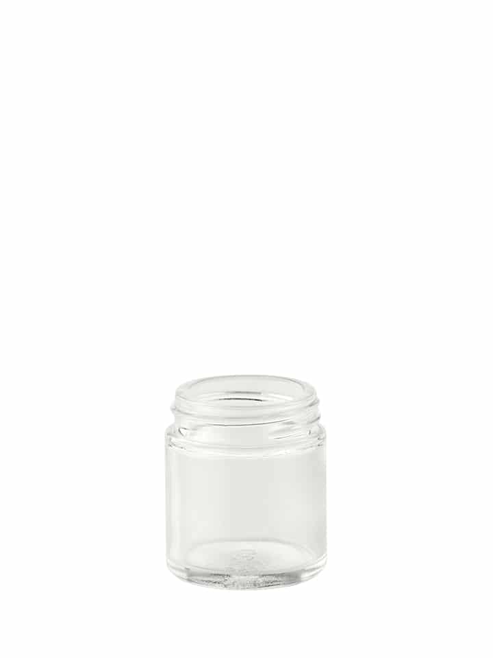 Jar 030ml 38/R3 glass white flint