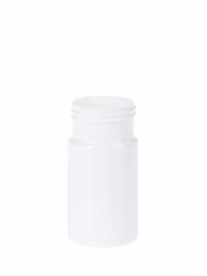 Cylindrical pill container 100ml 45CT PET