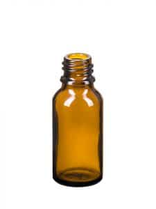 Dropper bottle 020ml GL18 glass amber