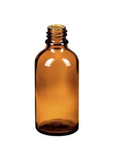 Dropper bottle 050ml GL18 glass amber