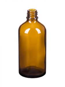 Dropper bottle 100ml GL18 glass amber