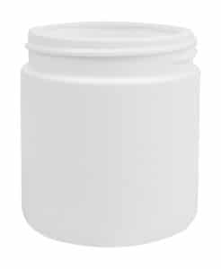 Pot à vis cylindrique 200ml 63CT PE-HD BLANC