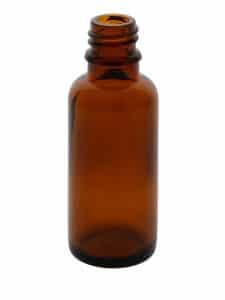 Dropper bottle 030ml GL18 glass amber