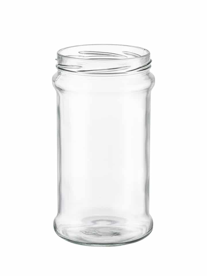 Profile jar 660ml TO82 glass white flint