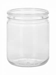 Jar 446ml eurocap 82 glass white flint