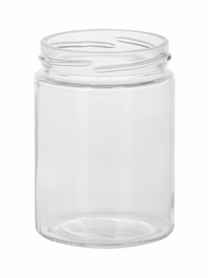Jar 300ml TO70 glass white flint