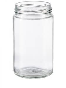 Jar 314ml TO63 glass white flint