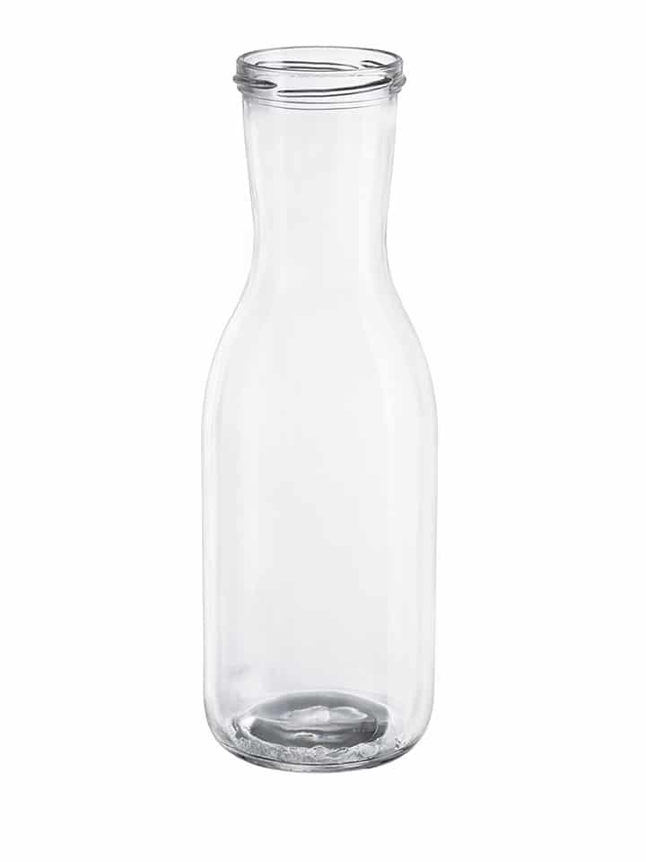 Carafe glass bottle 1000ml