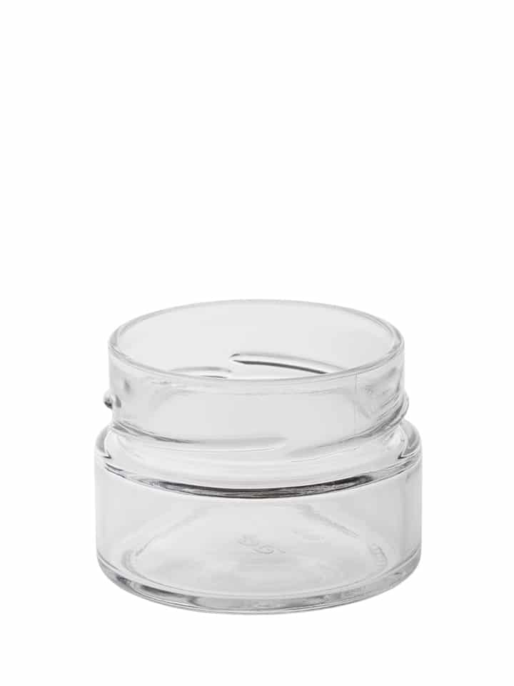Deep twist off jar 106ml 70DTO glass white flint