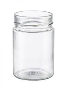 Deep twist off jar 300ml DDO/DDB70 glass white flint