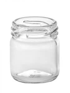 mini jar 041ml 43to glass white flint