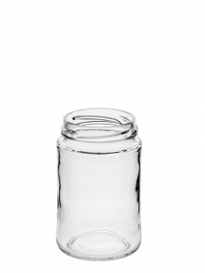 Glass Jar 212ml 58TO white flint Elegant