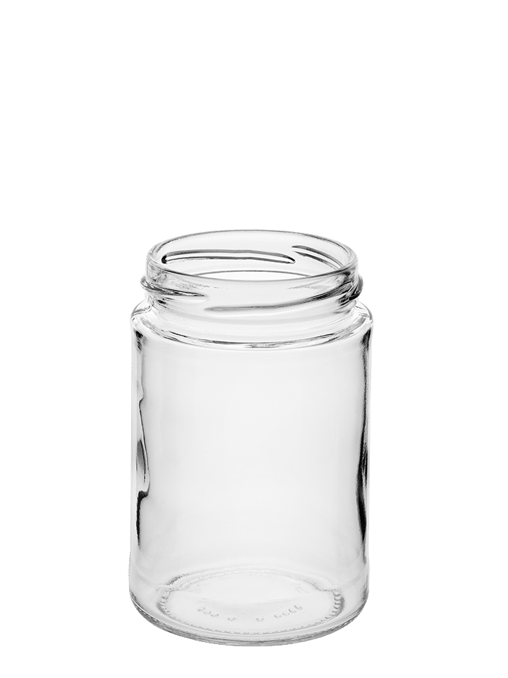 Glass Jar 314ml 66TO white flint Elegant