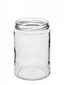Glass Jar 580ml 82TO white flint Elegant