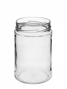 Glass Jar 580ml 82DTO white flint Elegant