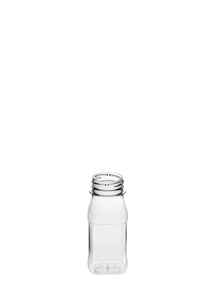 Juice Bottle 150ml 38CT PET square