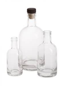 image of glass bottles