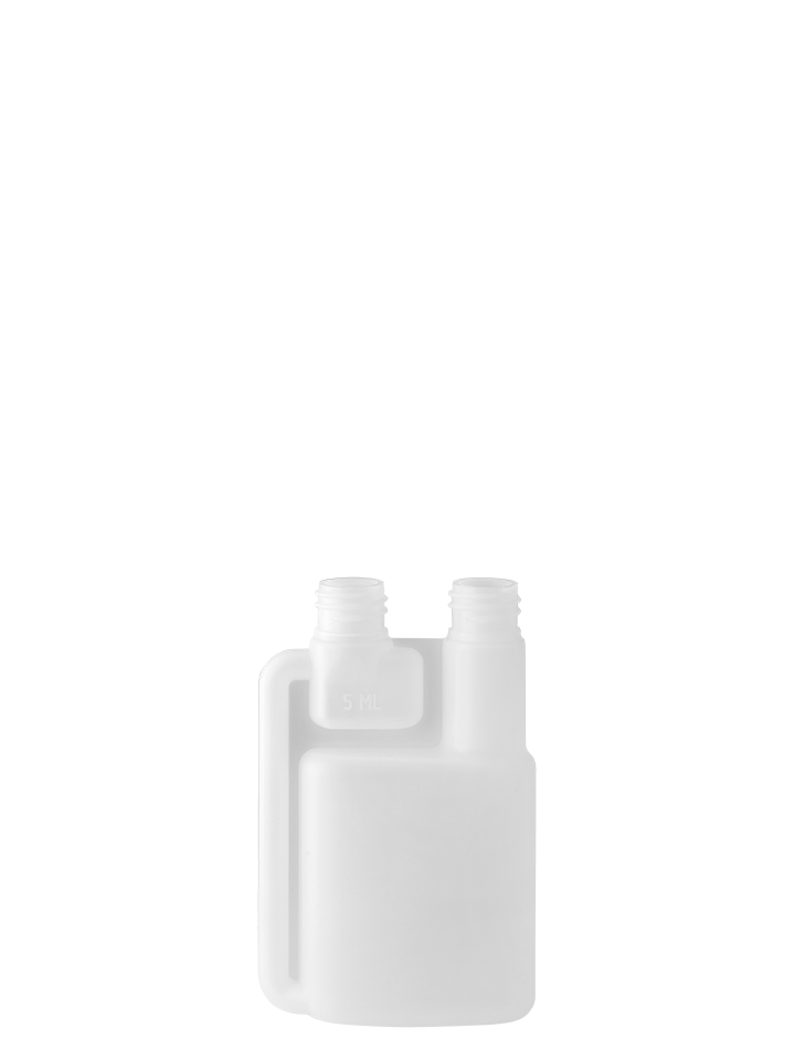 Dosing bottle 100/5ml 2N 20R3 HDPE natural