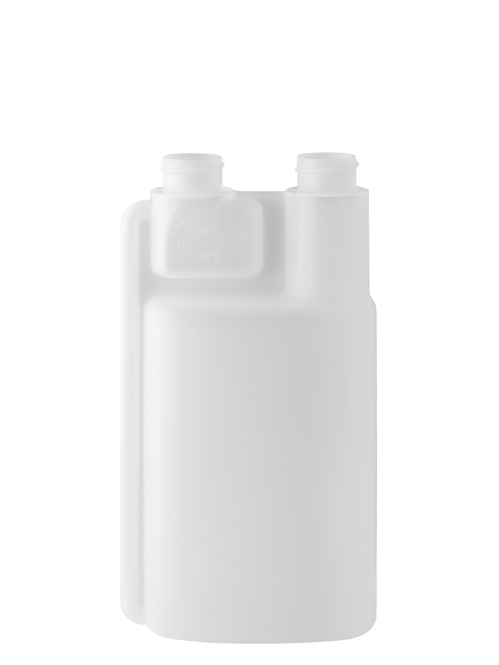 Dosing bottle 500/25ml 2N 28/400 HDPE natural