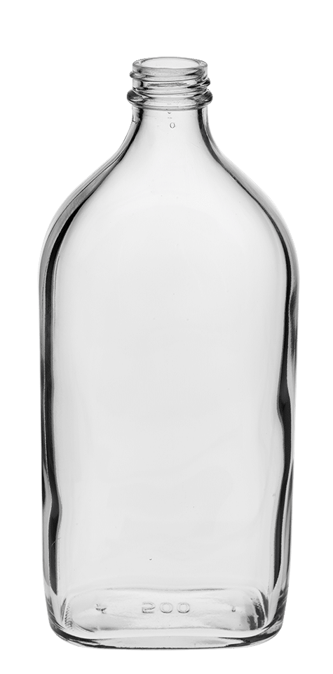 Sloping shoulder 500ml 28/R3 glass white flint