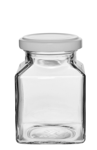 Firkantet glas 200 ml 53TO, klart glas #2