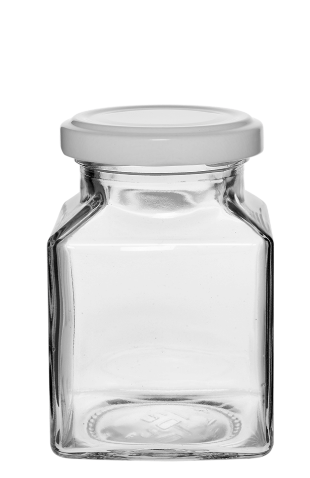 Firkantet glas 200 ml 53TO, klart glas #2
