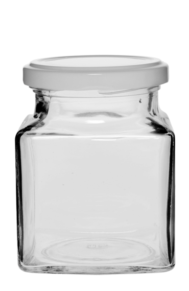 Firkantet glas 282 ml 63TO, klart glas #2