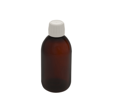 Alfasirop 250 ml 28ROPP PET, ravgult glas #2