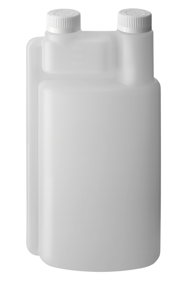 Flacon doseur 1000/50/60ml 2N 28/400 HDPE #2