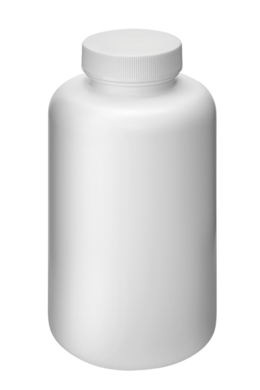 Roundpacker 500ml 45CT HDPE blanco #2