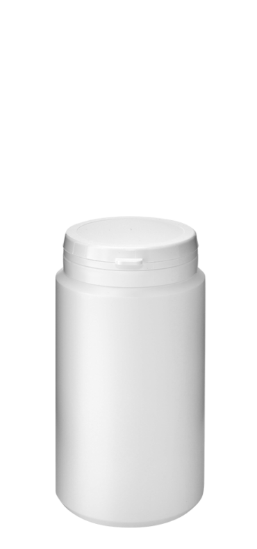 Frasco pastillero 300ml 58HG HDPE blanco #2